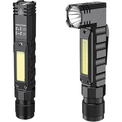 Baladeuse multifonctionnelle, DEL, 500 lumens, Piles Rechargeable Equipex