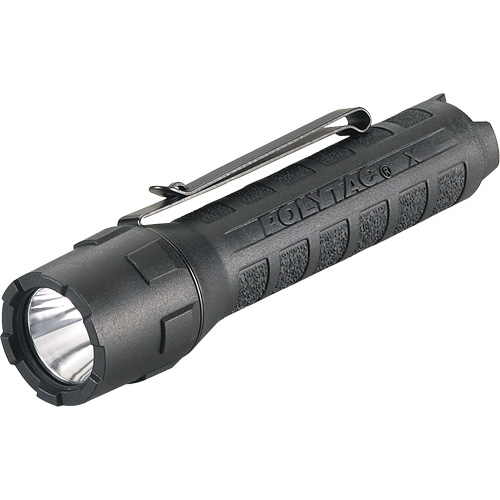 Polytac&reg; X Flashlight, LED, 600 Lumens, CR123A Batteries Equipex