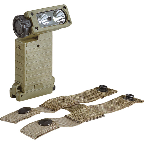 Lampe d'aviation haute puissance &agrave; carburant multiple Sidewinder X avec t&ecirc;te basculante, DEL, 275 lumens, Piles AA Equipex
