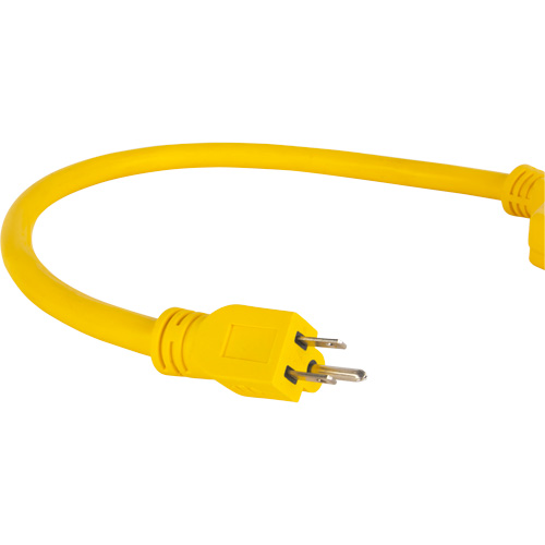 Extension Power Adapter, Outdoor, STOW, 12/3 AWG, 15 A, 3 Outlet(s), 2' Equipex