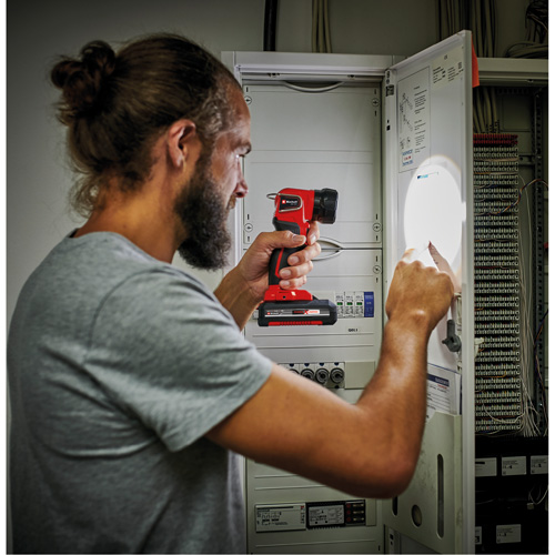 18V Cordless LED Work Light (Tool Only), LED, 280 Lumens, Rechargeable Battery Equipex