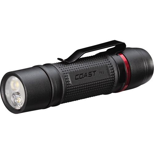 PX9 Dual Optic Flashlight, LED, 750 Lumens, AAA Batteries Equipex