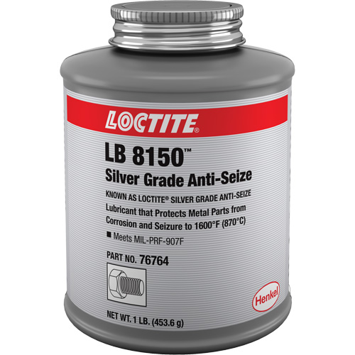 Silver Grade Anti-Seize, Brush Top Can, 1600°F (871°C) Max. Temp. Equipex