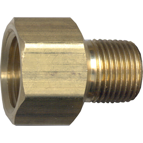 Adaptateur de tuyau, FPT x NPT, 1/4" x 1/8" dia., Laiton Equipex