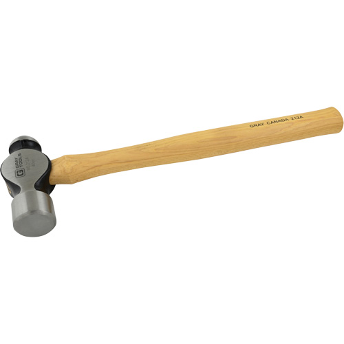 Ball Pein Hammer, 40 oz. Head Weight, Plain Face, Wood Handle Equipex
