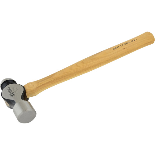 Ball Pein Hammer, 32 oz. Head Weight, Plain Face, Wood Handle Equipex