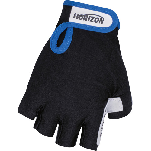Vibration Dampening Fingerless Gloves, Size X-Large, Goatskin Palm Equipex