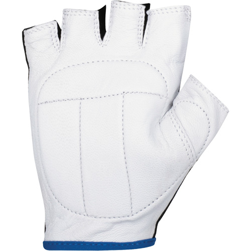 Vibration Dampening Fingerless Gloves, Size X-Large, Goatskin Palm Equipex