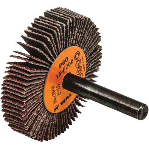 Coolcut Flap Wheel, Aluminum Oxide, 60 Grit, 2" x 3/8" x 1/4" Equipex