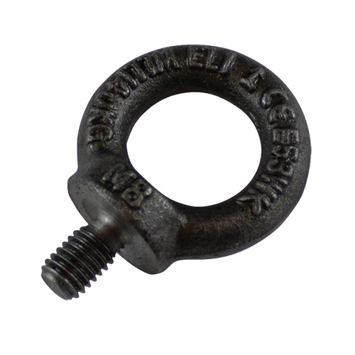 Eye Bolt, 1/8" Dia., 1/2" L, Uncoated Natural Finish, 300 lbs. (0.15 tons) Capacity Equipex