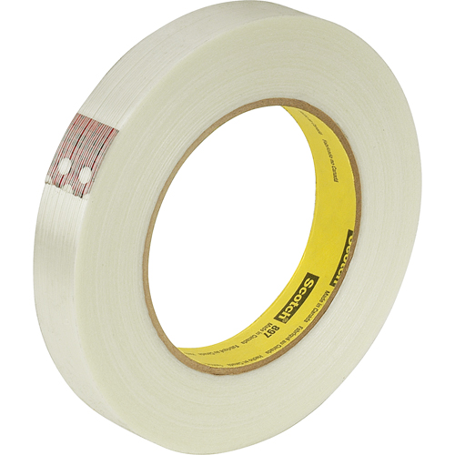 Scotch&reg; 897 Filament Tape, 5 mils Thick, 12 mm (47/100") x 55 m (180')  Equipex