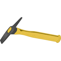 Plastic Handle Chipping Hammers, 11-7/8", 20 oz. Head, Steel Equipex