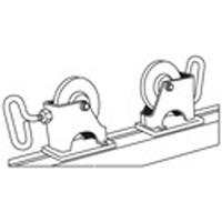 Support Adjust-A-Rolls, Capacit&eacute; de chargement 2000 lb, Capacit&eacute; max. de tuyau 36" Equipex