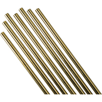Baguettes nues pour soudage TIG en longueurs de 36", 3/16", Bronze pour soudo-brasage Equipex
