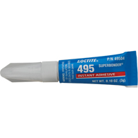 Adh&eacute;sif instantan&eacute; Super Bonder 495, Transparent, Tube, 3 g Equipex