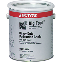 Rev&ecirc;tement antid&eacute;rapant robuste pour plancher Big Foot de calibre pi&eacute;ton, 1 gal., &eacute;poxy, Gris Equipex