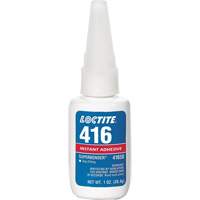 Colle instantan&eacute;e 416 Super Bonder, Transparent, Bouteille, 1 oz Equipex
