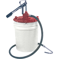 Manual Lubrication Pumps - Dual Leverage Dispensers, Zinc, 2.6 oz./Stroke, Fits 5 gal. Equipex