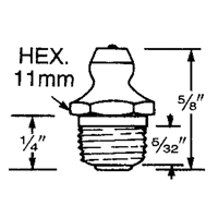 Fitting, 10 mm Thread Equipex