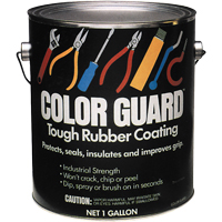 Rev&ecirc;tement de caoutchouc robuste Color Guard, Rouge, Gallon Equipex