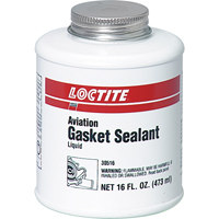 Aviation Gasket Sealant, Brush Can, Brown Equipex