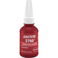 Threadlocker 2760 Instant Adhesive, Red, High, 10 ml, Bottle Equipex
