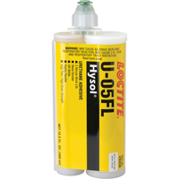 Adh&eacute;sif ur&eacute;thane Hysol U-05FL, Deux composants, Cartouche double, 622 g, Blanc cass&eacute; Equipex