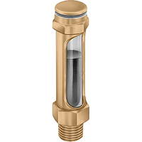 Indicateurs de niveau &agrave; liquide en laiton - Droits, Filet&eacute;, 14-1/4" lo, 225°F (107,22° C) Equipex