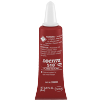 518 Flange Sealant, Tube, Red Equipex