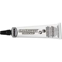 P&acirc;te indicatrice inviolable Cross-Check Torque Seal, 1 liq. oz., Tube, Blanc Equipex
