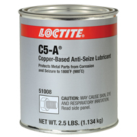 Lubrifiant antiblocage au cuivre Loctite 8008 C5-A, 2,5 lb, Canette, 1800°F (982°C) Temp&eacute;rature max. Equipex