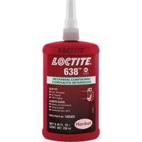 Loctite&reg; 638 Retaining Compound, 250 ml, Bottle, Green Equipex