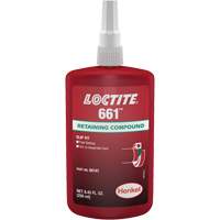 Loctite&reg; 661 Retaining Compound, 250 ml, Bottle, Yellow Equipex
