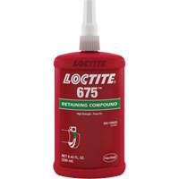 Loctite&reg; 675 Threadlocker, 250 ml, Bottle, Green Equipex