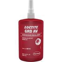 Letter Grade AV Threadlocker, Red, High, 250 ml, Bottle Equipex