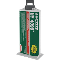 Adh&eacute;sif hybride pour r&eacute;parations structurales HY 4090, Deux composants, Cartouche double, 50 g, Blanc cass&eacute; Equipex