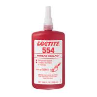 Produit d'&eacute;tanch&eacute;it&eacute; pour raccords filet&eacute;s 554, Bouteille, 10 ml, -53,89° C - 148,89° C/-65°F - 300°F Equipex