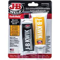 Colle &eacute;poxyde KwikWeld, Deux composants, Tube, 10 oz, Gris Equipex