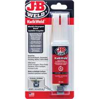 Adh&eacute;sif KwikWeld, 25 ml, Seringue, Deux composants, Gris Equipex