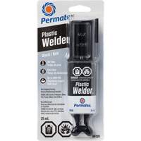 Colle &eacute;poxyde Plastic Welder, 25 ml, Seringue, Deux composants, Noir Equipex