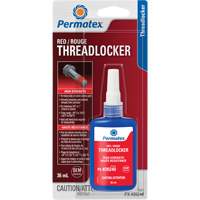 Permanent Strength Threadlocker, Red, High, 36 ml, Bottle Equipex