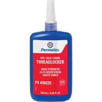 Permanent Strength Threadlocker, Red, High, 250 ml, Bottle Equipex
