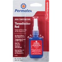 High Temperature Threadlocker, Red, High, 10 ml, Bottle Equipex