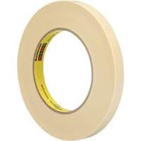 Scotch&reg; High-Performance Masking Tape 232, 12 mm (1/2") x 55 m (180'), Tan Equipex