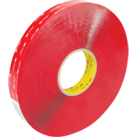 Ruban en mousse 4910, 33 m (108') lo x 25,4 mm (1") la, 40 mils, Acrylique Equipex