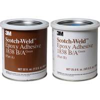 Adh&eacute;sif Scotch-Weld, 32 oz liq., Seau, Deux composants, Vert Equipex