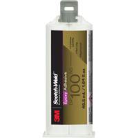Adh&eacute;sif Scotch-Weld, 1,64 liq. oz., Cartouche, Deux composants, Translucide Equipex