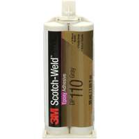 Adh&eacute;sif Scotch-Weld, 1,64 liq. oz., Cartouche, Deux composants, Gris Equipex
