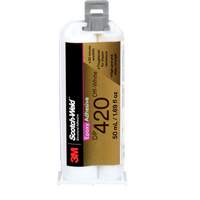 Adh&eacute;sif Scotch-Weld, 1,25 oz lq, Cartouche, Deux composants, Blanc cass&eacute; Equipex