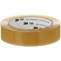 764 General-Purpose Vinyl Tape, 25.4 mm (1") W x 32.9 m (108') L, 5 mils, Clear Equipex
